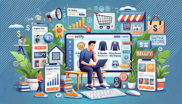 how to start a profitable sellfy store in 2025
