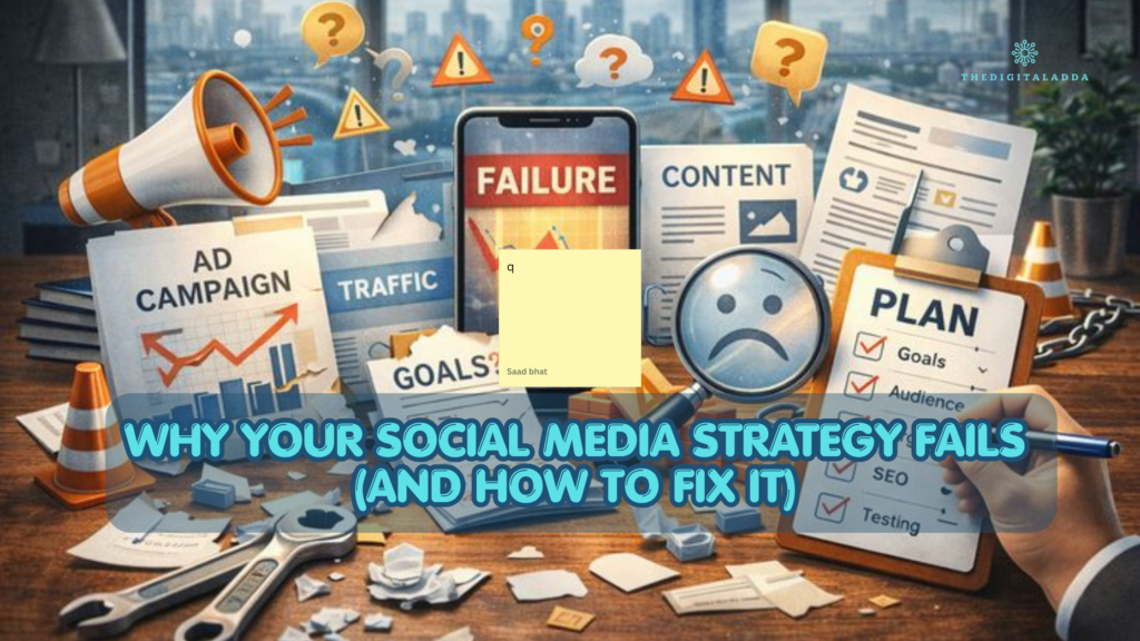 why your social media strategy fails (and how to fix it)